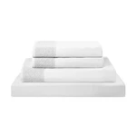 Amrapur Overseas 4-PIECE 100% Microfiber Crochet Lace Bed Sheet Set (white, Qu. Fixed Price $43.14.