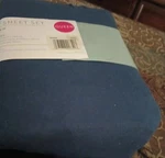 Baltic Linen Jersey Cotton Sheet Set Queen Bright Blue 4-PIECE. Fixed Price $54.87.