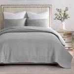 Greenland Home Textured Fashion Bedding Set, 3-PIECE Full/queen, Cosmo Gray. Fixed Price $94.99.