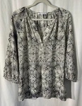 Violet Claire Women's Xl Black/white 3/4 Sleeves Blouse. Fixed Price $12.00.