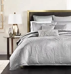 Hudson Park Collection Luxe Palmetto Cotton Silk Duvet Cover Grey King $565 New. Fixed Price $130.00.