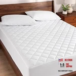 Quilted Fitted Mattress Pad () - Cooling Cover Queen 01 White. Fixed Price $44.33.