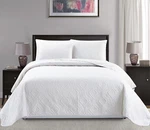 Mk Collection 3PC King/california Over Size 118"X106" Diamond Bedspread. Fixed Price $63.99.