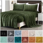 Chezmoi Collection Lavish Extra Soft Microplush Fleece Velvety Bed Sheet Set. Fixed Price $49.99.