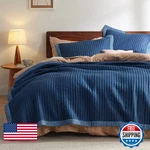 Bedsure Navy Quilts King Size - Bedding Set Bedspread Coverlet. Fixed Price $139.54.