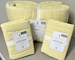 Pottery Barn Kids Branson Full/queen Hand-stitched Quilt + 2 Shams, Yellow Nwt. Fixed Price $179.99.