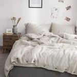 Linen Duvet Cover Natural Color Softened Bedding Set. Fixed Price $109.14.