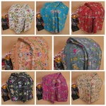 Bohemian Kantha Quilt Indian Handmade Throw Blanket Cotton Bedspread. Fixed Price $56.78.