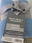 Better Homes & Garden Diamond Gauze Cotton, Shams (2 Count) King. Fixed Price $9.99.