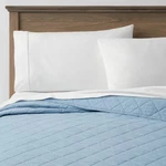 Diamond Stitch Cotton Linen Quilt - Threshold. Fixed Price $28.89.