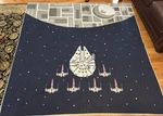 Pottery Barn Kids Star Wars Millennium Falcon Quilt Comforter Set INCLUDES2SHAMS. Fixed Price $174.00.