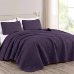 Austin 3-PIECE Bedspread Coverlet Set (king, Purple) Oversized, Ligh. Fixed Price $90.99.