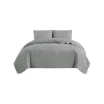 Swift Home All-seasons Diamond-stitch Microfiber King/cal Quilt Set (3-PCS). Fixed Price $22.36.