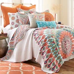Mirage Medallion Quilt And Pillow Sham Set - Levtex Home. Fixed Price $149.99.