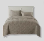 2PC Twin Nina Embossed Quilt Set Taupe - Vcny Home. Fixed Price $36.98.