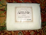 Cozy Line Home Fashions 3 Piece 100% Cotton King Size Quilt Set Square Maze. Fixed Price $129.99.