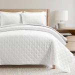 Lush Cor 3PC Full/queen Haniya Waffle Woven Textured Quilt Set. Fixed Price $40.99.