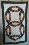 Sunham Home Fashions Pillow Shams Quilted Wedding Ring Design (21" X 37"). Fixed Price $24.99.