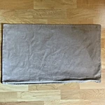 Ikea Penningblad Pillow Cover Gray Taupe Velvet Zip 25X15. Fixed Price $13.88.