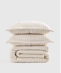 Nwt Quince Organic Cotton Channel Stitch Coverlet Set King Cal Undyed Ret $170. Fixed Price $99.99.
