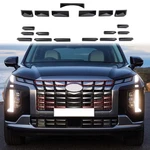 Bright Black Front Bumper Grille Patch Cover Trim For 2023-2025 Hyundai Palis.... Fixed Price $103.79.