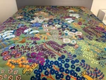 Anthropologie Averill Cotton Double Sided Floral Animals King Quilt 96 X 102. Fixed Price $179.00.