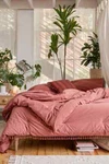 Pale Red Washed Cotton 3 Pieces Boho Queen Duvet Cover Uo Bedding Stone. Fixed Price $93.56.