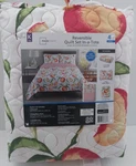Mainstays Farmhouse Peaches Reversible Quilt & Shams 4-PIECE King Set. Fixed Price $24.69.