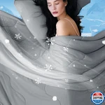 Downcool Cooling Comforter Queen Size Grey Blanket Hot Sleeper Lightweig. Fixed Price $87.19.