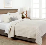 Nwt Threshold Cream Velvet Channel Stitched Quilt Full / Queen. Fixed Price $59.99.