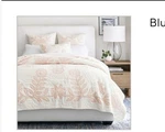 Pottery Barn Lilo Cotton Quilt King, 2 Standard Shams, Euros Nwt. Fixed Price $470.00.
