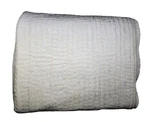 Pottery Barn Teen Velvet Pick-stitch Quilt Full/queen Ivory Ob Nwot Read. Fixed Price $154.95.