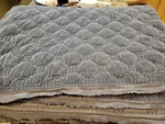 Pottery Barn Velvet Lattice Handcrafted Quilt King No Tags. Fixed Price $139.00.