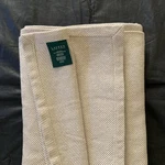 Lauren Ralph Bedding Cotton Herringbone Weave Cream Full/queen Blanket. Fixed Price $72.00.