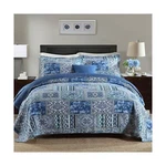 Newlake Cotton Bedspread Quilt Sets-reversible Patchwork Coverlet Set, Blue C.... Fixed Price $139.10.