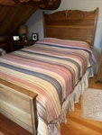 100% Cotton Full Queen Quilt Bedspread 82 X 99 Inches Southwest Earth Tones. Fixed Price $55.00.