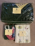 New 5PC Pottery Barn Kids Corduroy Football Twin Quilt Sham Sheet Set Last One. Fixed Price $329.00.
