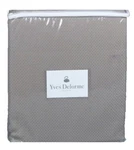 Yves Delorme Paris Maillon Platine 100% Cotton Bedcover Coverlet Beige Nwt. Fixed Price $195.00.
