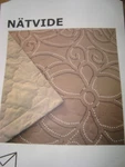 New Quilted Bedspread Queen King 103 X 110 " (260 280 Cm) Tan Brown White Nip. Fixed Price $59.50.