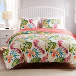 Greenland Home Tropics Palm Leaves Coastal Cotton Blend Quilt Set, 2-PIECE Twin/. Fixed Price $86.99.