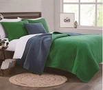 Cremieux Reversible Twin Quilt Sham Mini Set Green Blue - + 1. Fixed Price $48.88.