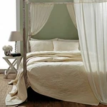 Washington Star Queen 3 Pc Bedding Creme Whole Cloth / Quilting. Fixed Price $89.97.
