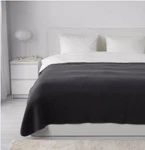Ikea Vareld Dark Grey Bedspread Throw Cover Sheet 230CM X 250CM - New. Fixed Price $33.30.