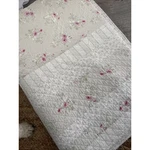 Simply Shabby Chic Twin Lady Quilt Pale Green Pink Rosebuds Perfect. Fixed Price $89.00.