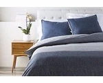 Surya Japiko Woven Cotton King Duvet Set Navy. Fixed Price $150.00.