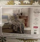 Virah Bella Quilted Reversible Throw Blanket Suri Natural. Fixed Price $29.99.