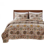Greenland Home 3-PIECE Andorra Quilt Set Full/queen Multicolor. Fixed Price $130.37.