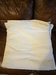 Kenneth Cole Reaction White Textured Cotton King Bedspread Coverlet - Blanket. Fixed Price $64.99.