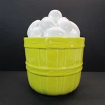 Mccoy Eggs In Basket Cookie Jar Canister Pottery. Fixed Price $54.95.