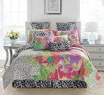 Virah Bella - King Size Angelina Lightweight Reversible Quilt Set W/shams. Fixed Price $43.75.